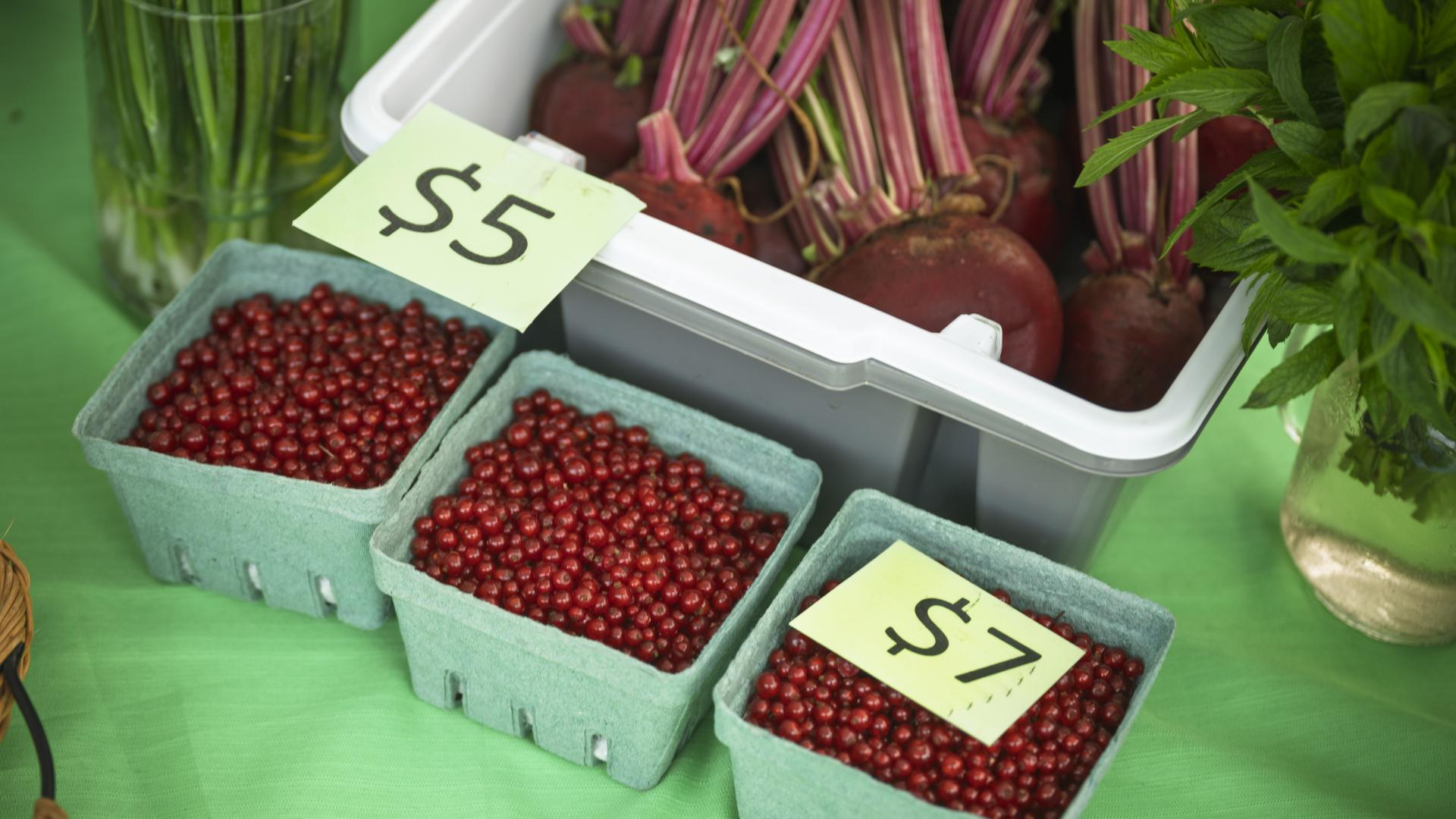 Farmers Market farm produce