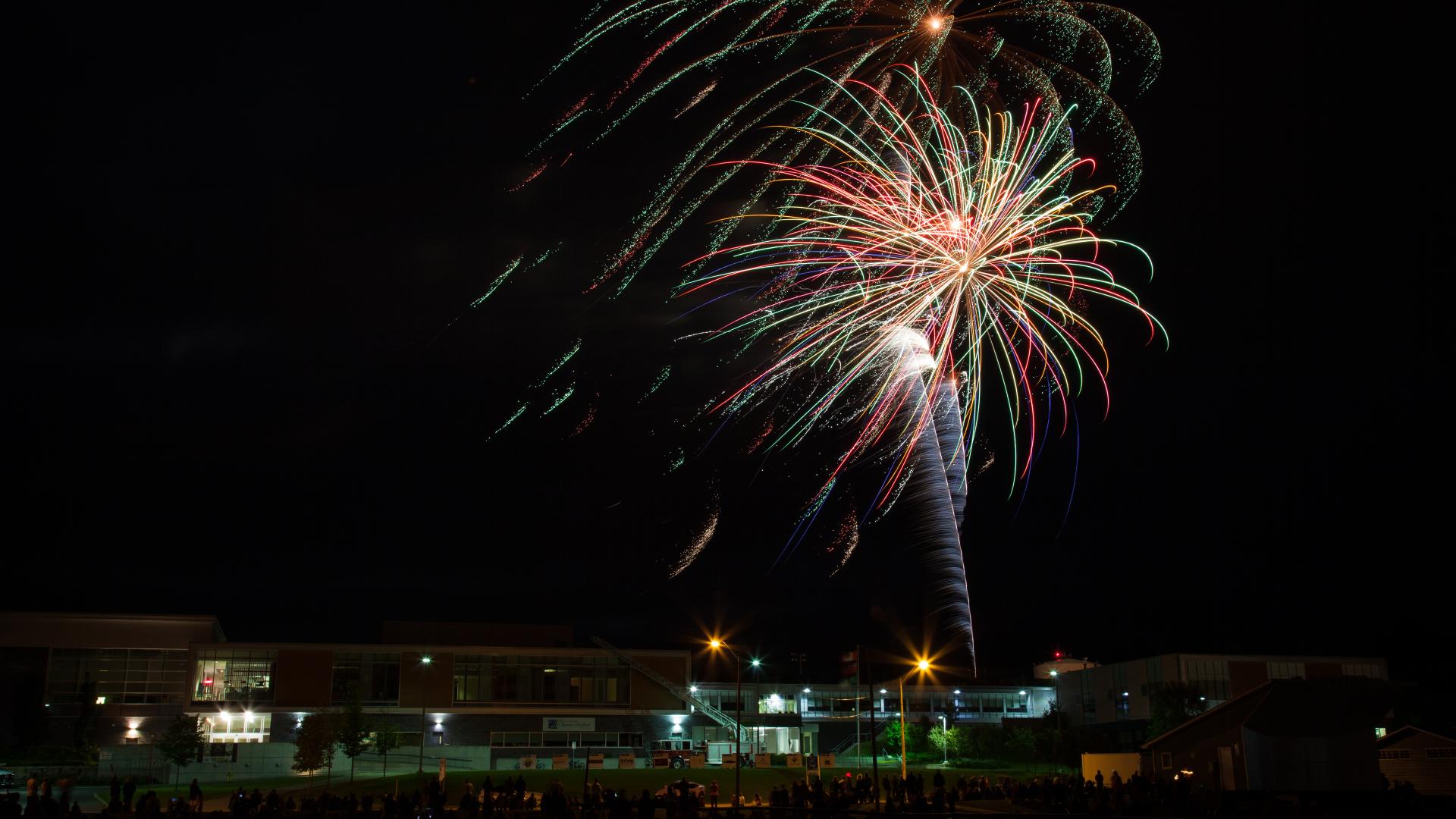 Fireworks at Parc Simon