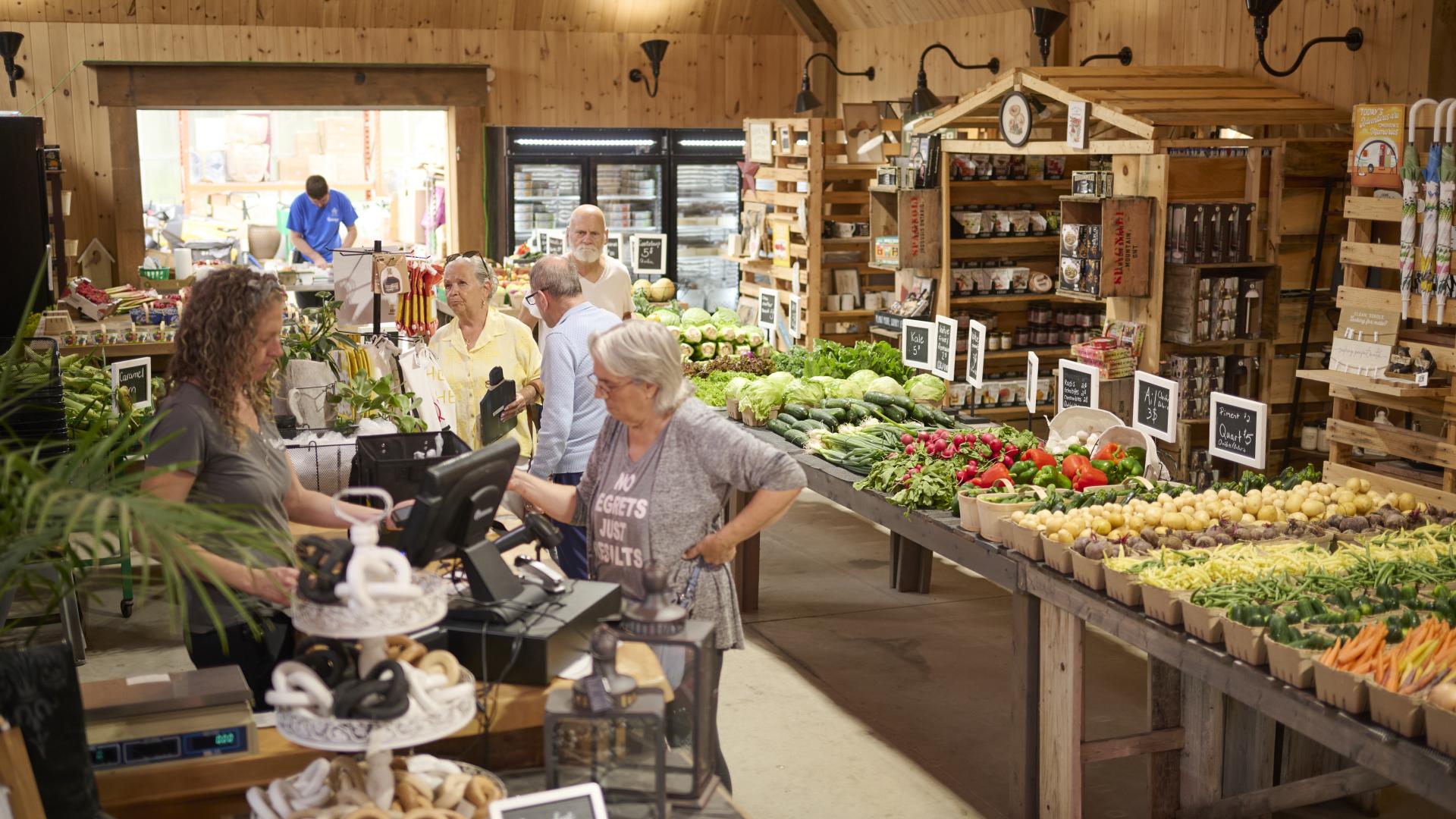 Indoor farmers market
